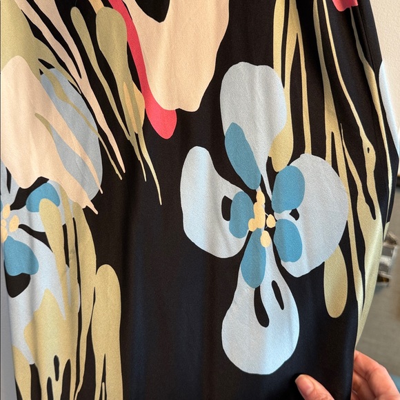 Silk Laundry 100% silk floral midi dress - Picture 8 of 8